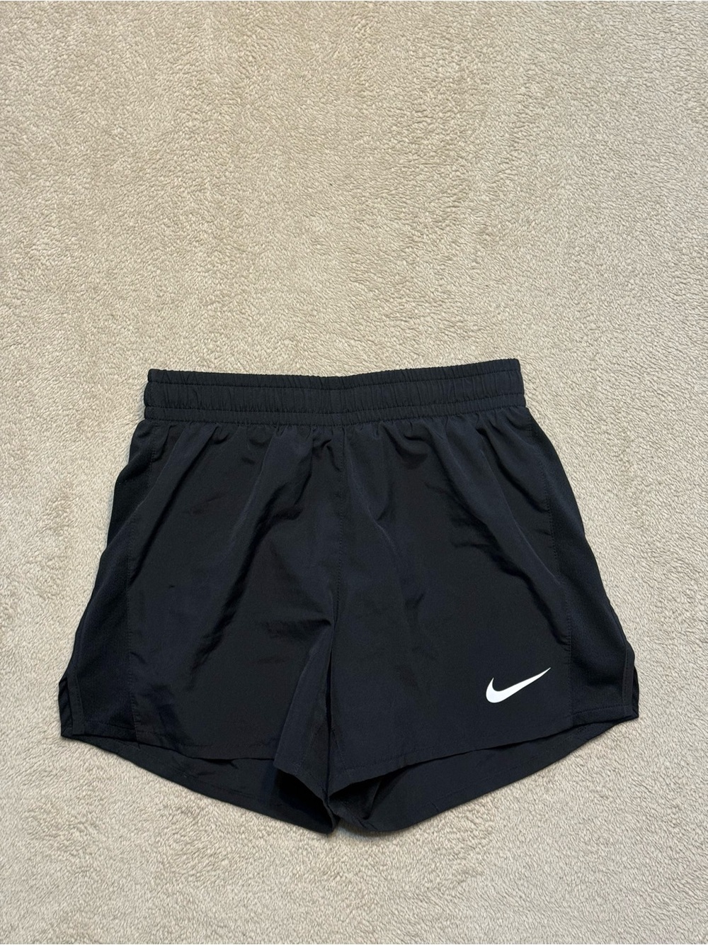 Nike Girls Youth Large Black Dri-FIT Athletic Shorts